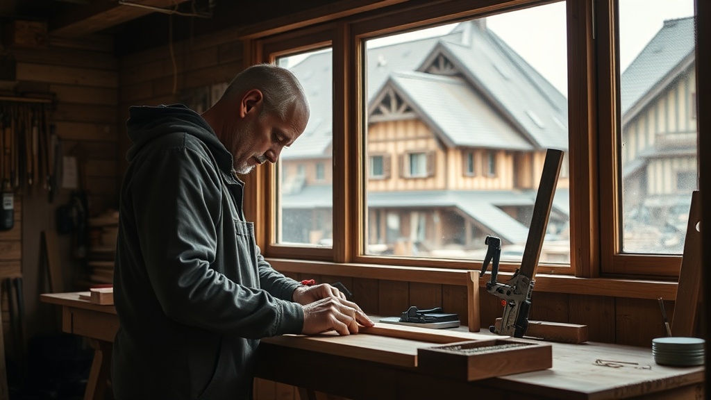 Die Werkstatt von Mike Schenk — handwerkliche Tradition seit dem Zivildienst